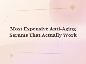 Most Expensive Anti-Aging Serums That Actually Work Worth Every Penny